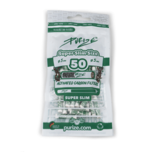 Filterki węglowe Purize Super Slim Size 50 szt. śr. 5 mm