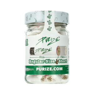 Filtry węglowe Purize REGULAR SHORT Size słoik 60 szt. śr. 9 mm