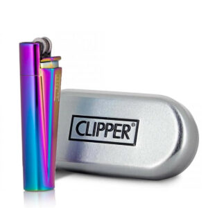 Zapalniczka metalowa Clipper Metal wzór Rainbow
