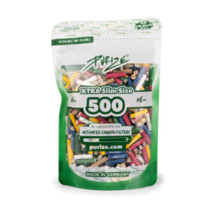 Filterki Purize Doypack XTRA Slim MULTICOLOR 500 szt. śr. 6 mm