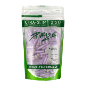 Filtry węglowe do jointów Purize XTRA Slim Lilac 250 szt. 6 mmś