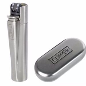 Zapalniczka Clipper Silver Metal metalowa